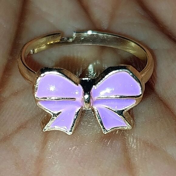 Super cute girls jeweled adjustable ring - Picture 1 of 4